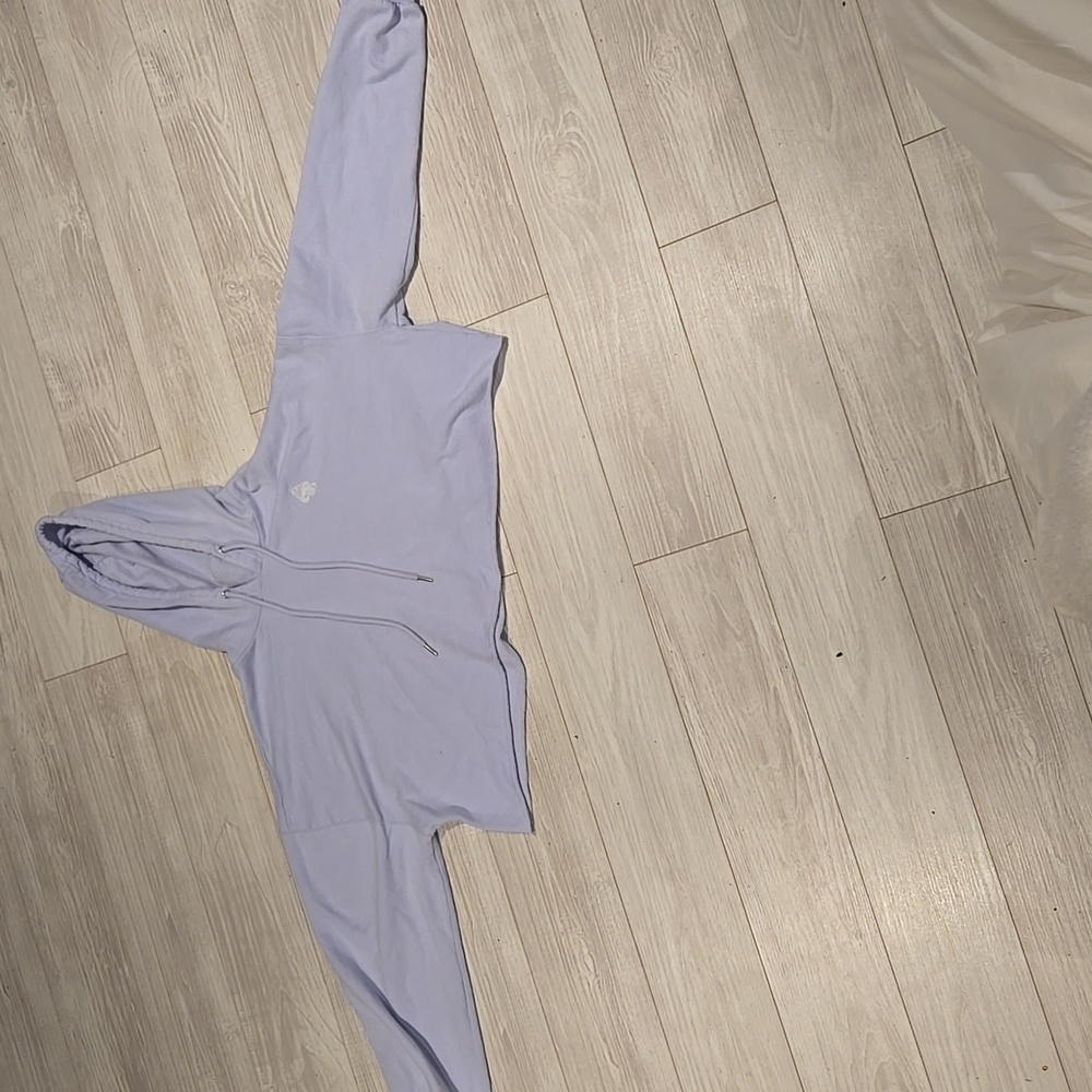 flirtitude Lavender Cropped Hoodie